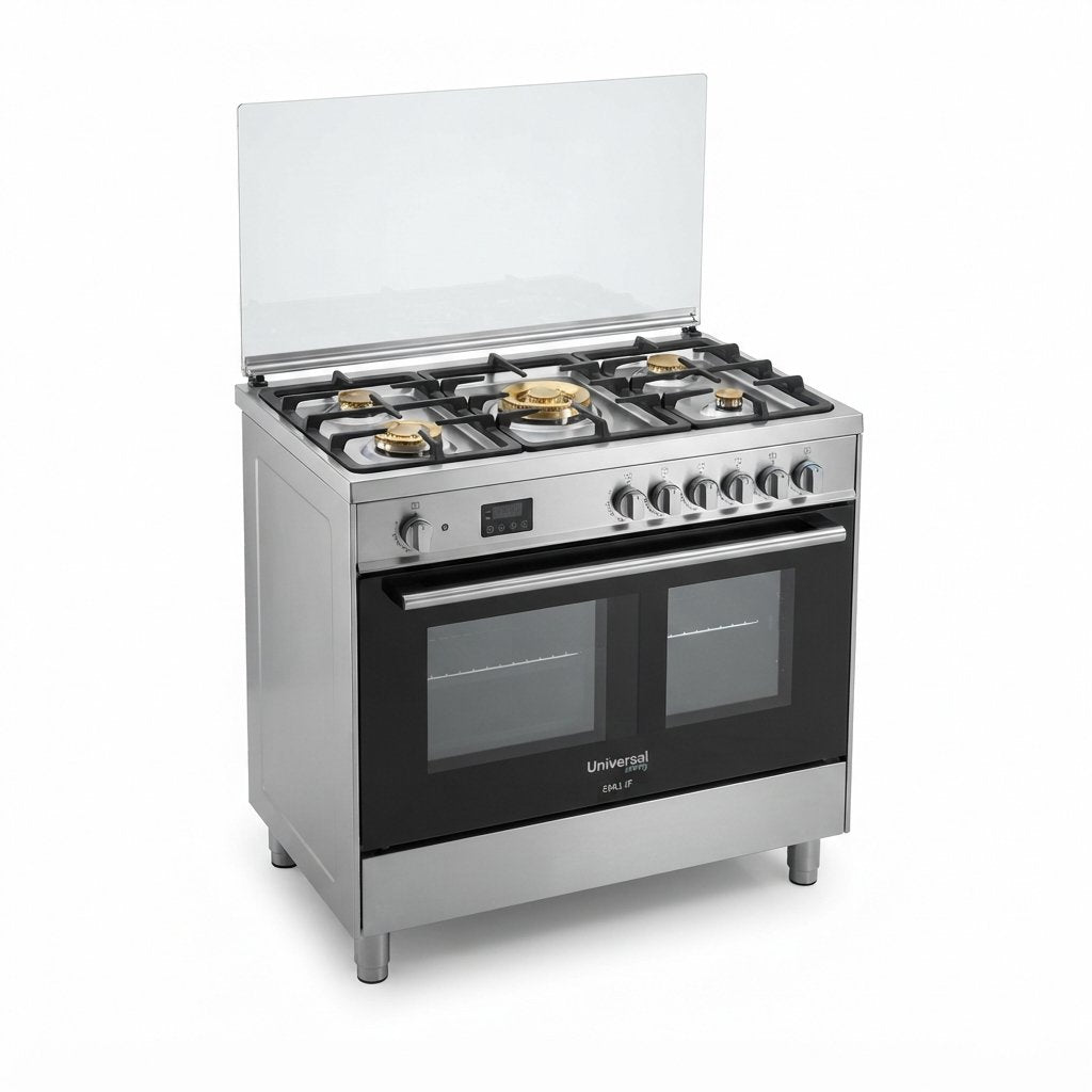 طباخ يونفرسال انفينيتي فل مواصفات عيون نحاس 6905IF Universal Infinity full-spec cooker, with copper burners.