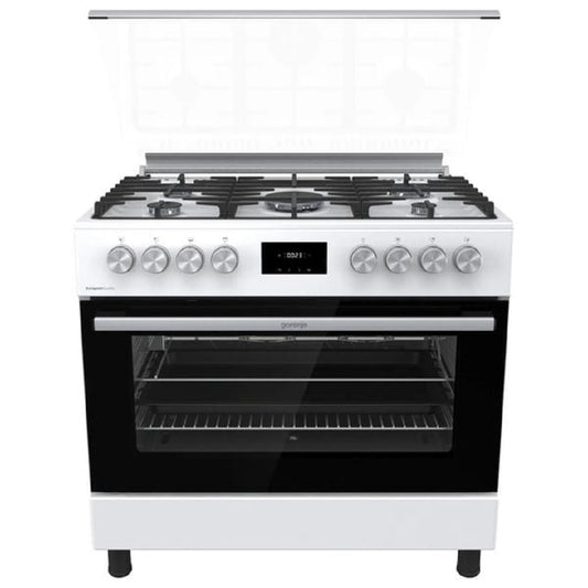طباخة غاز Gorenje – 5 شعلات – لون أبيض Gorenje GGI9C21W - 5 Burners - Gas Cooker - White
