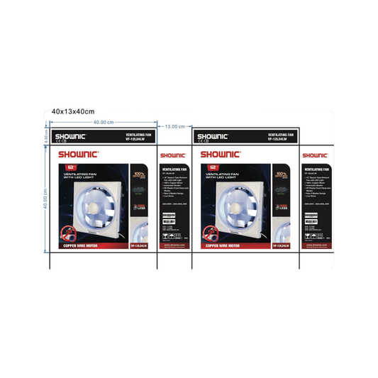 Air Vent Fan VF-12L24LW | مروحة مفرغات هواء – 12 إنج