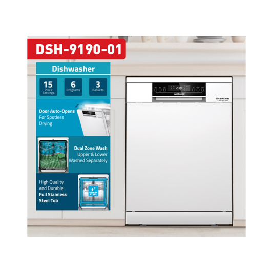 DSH-9190-01 Dishwasher | غسالة صحون 15 مكان