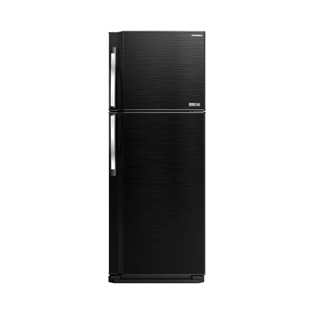 ثلاجة تورنيدو 450 لتر أسود RF-58T-BK Tornado Refrigerator, 450 Liters, Black, RF-58T-BK