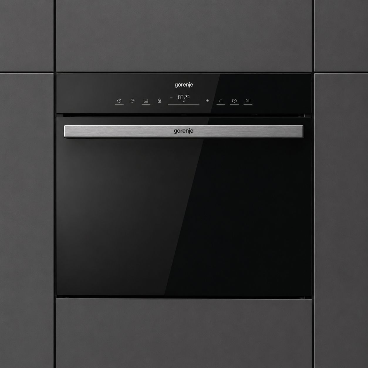 فرن غورينجي مدمج – ميكروويف – 34 لتر – أسود – سلسلة G600 Gorenje Built-in Microwave Oven – 34 L – Black – G600 Series