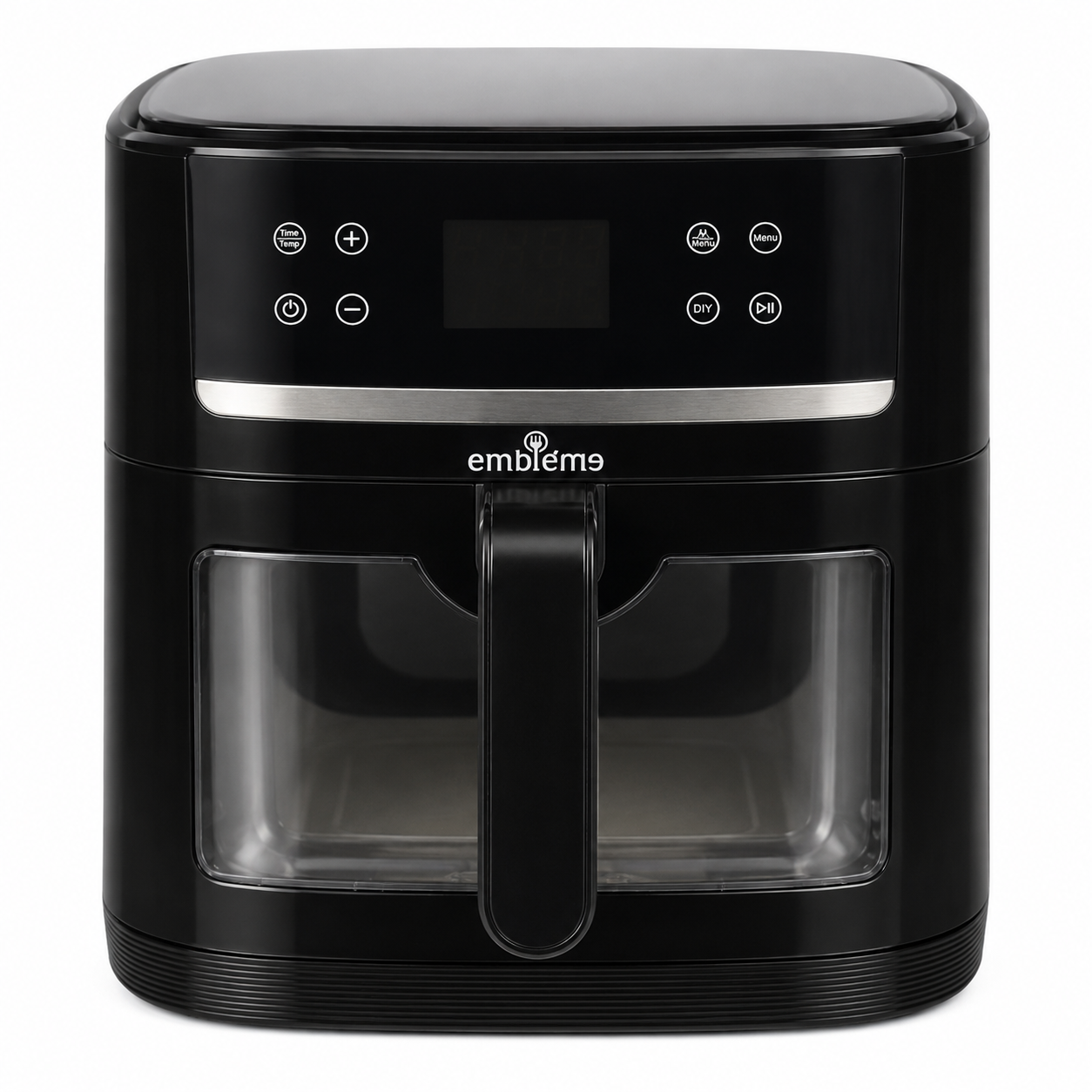 قلاية هوائية امبليوم - ذكية - 1800 واط - 8 لتر - EM-14-CM - أسود Embleum Smart Air Fryer - 1800W - 8L - EM-14-CM - Black