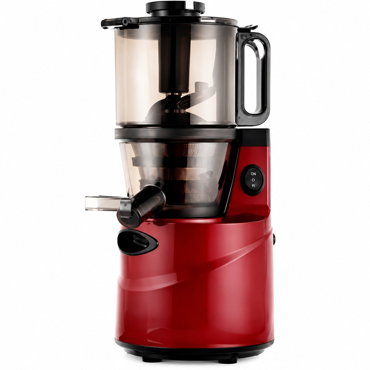 عصارة بطيئة امبليوم - 1.5 لتر - 250 واط - EM-SJR25 - أحمر Embellium Slow Juicer – 1.5L, 250W – EM-SJR25 – Red