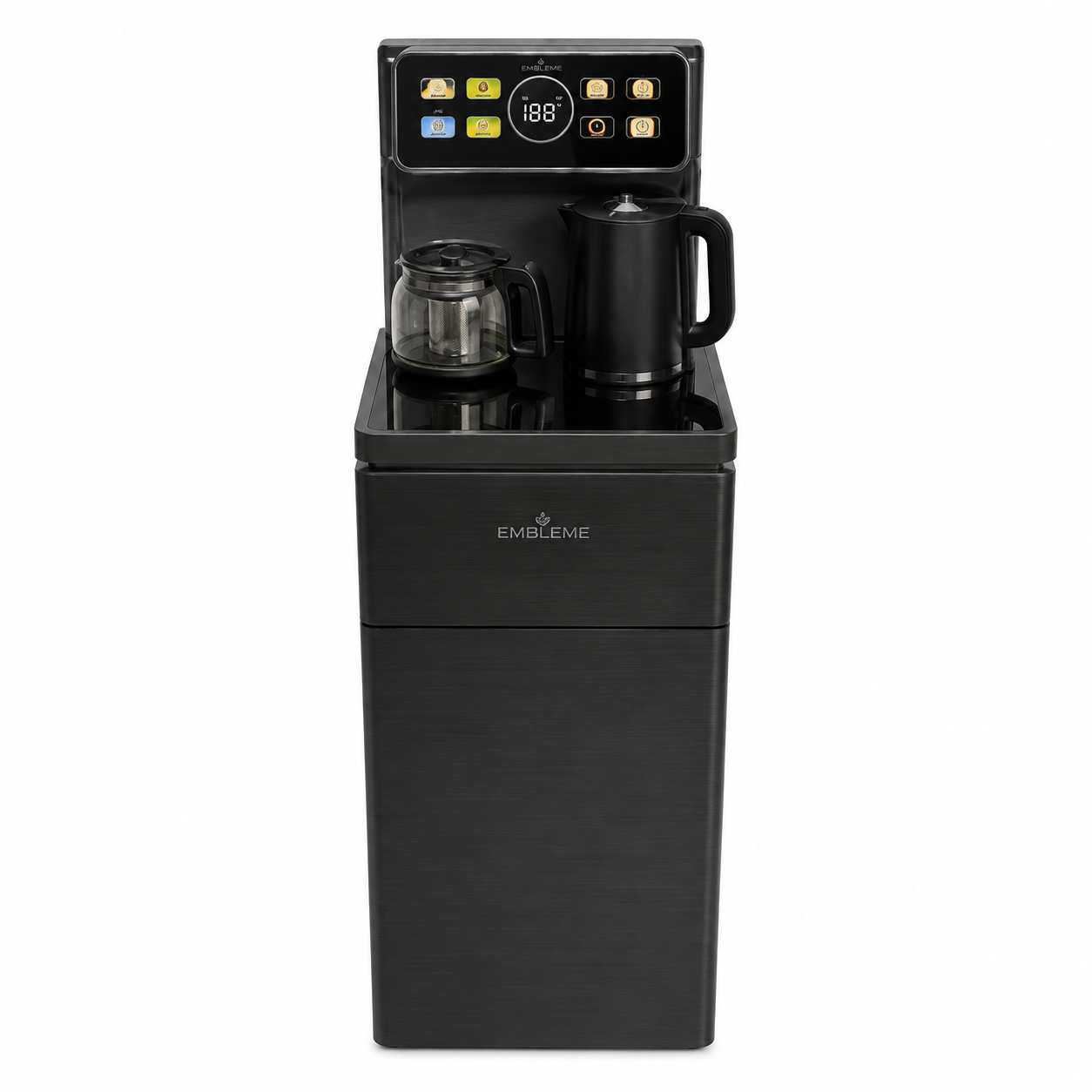 براد ماء مع غلاية من امبليوم Emblem water dispenser with kettle.