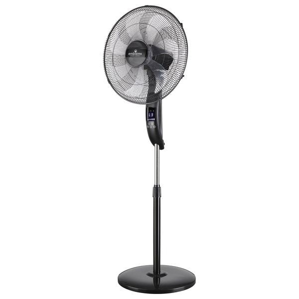 Embleme – مروحة ستاند (أرضية) – مقاس 18 بوصة – قدرة 65 واط – أسود. Embleme EM-EF1831 - Stand Fan - 18 Inch - 65 W - Black