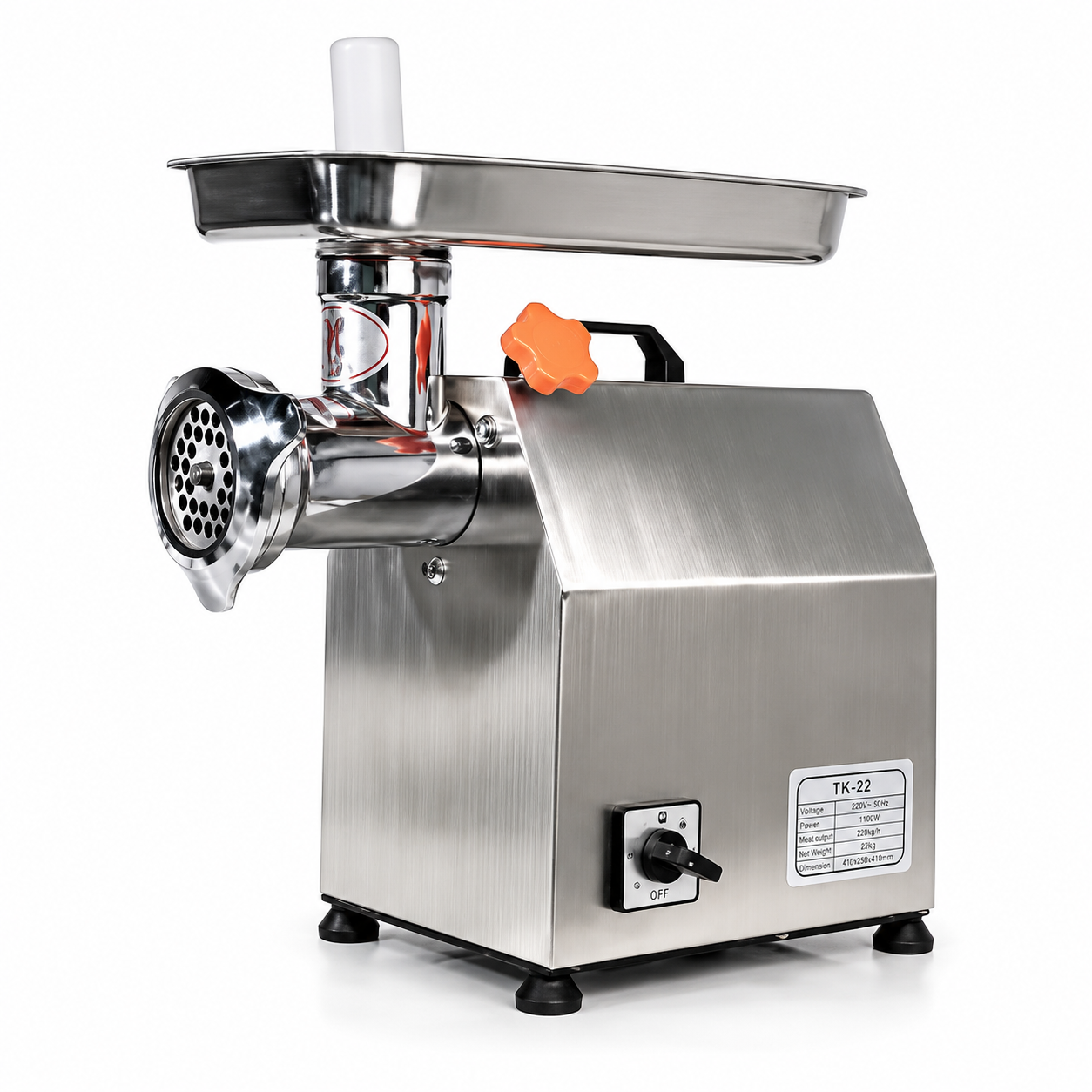 مفرمة لحم صناعية امبليوم – قدرة 900 واط EMBLEME EM12SS Industrial Meat Grinder, 900 Watts