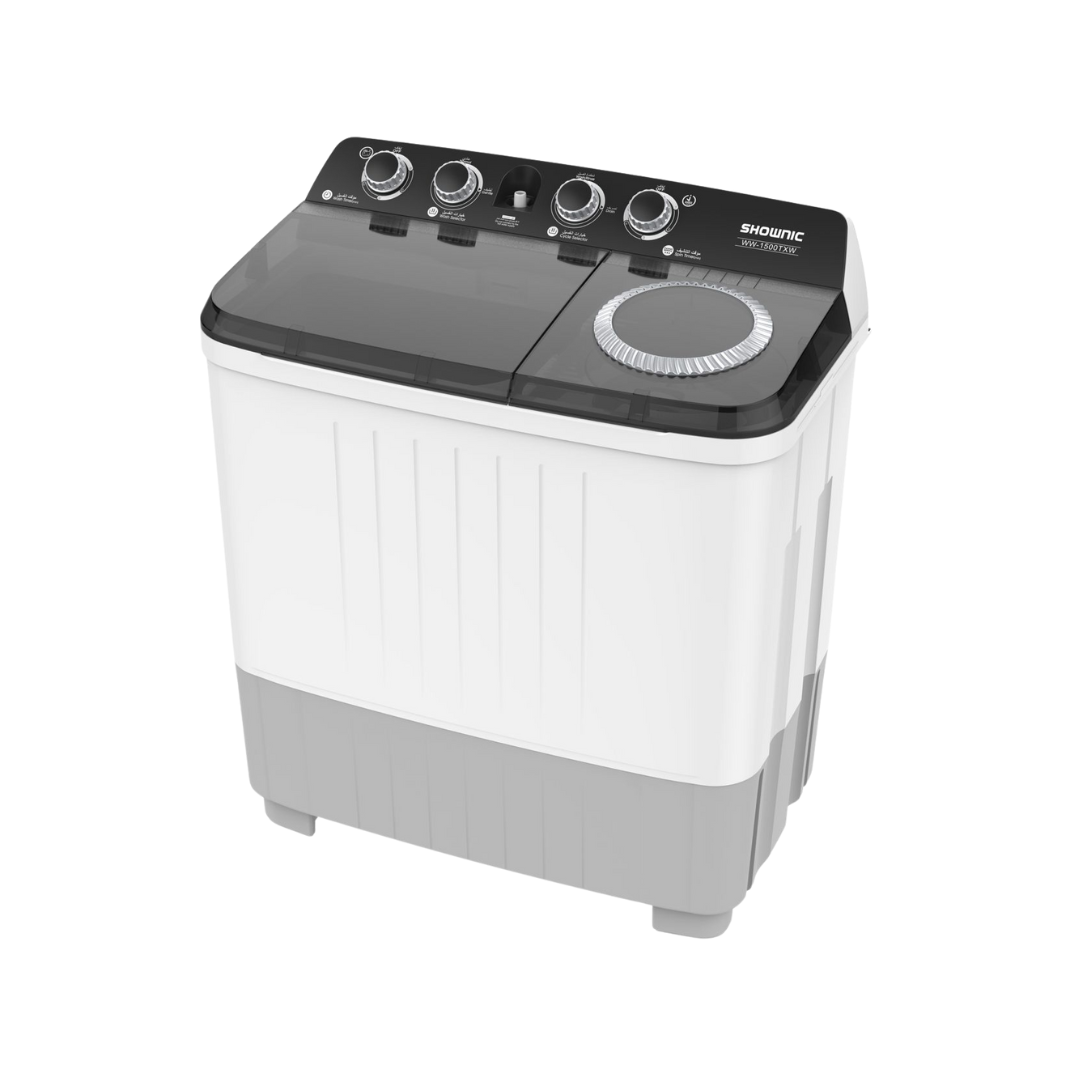 Shownic WW-14TMW 14KG Twin Tub Washing Machine غسالة شونك حوضين 14 كغم
