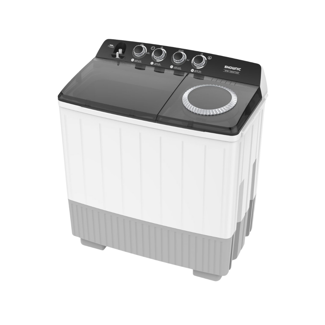 Shownic WW-1500TMW 15KG Twin Tub Washing Machine غسالة شونك حوضين 15 كغم