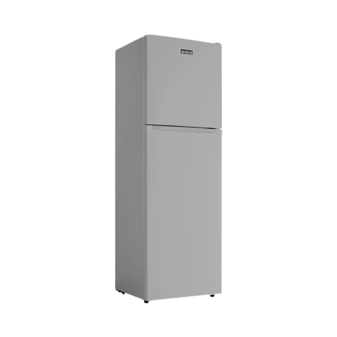 RFG-509-05 Double Door Refrigerator | ثلاجة بابين منزلية موديل RFG-509-05 بلون فضي