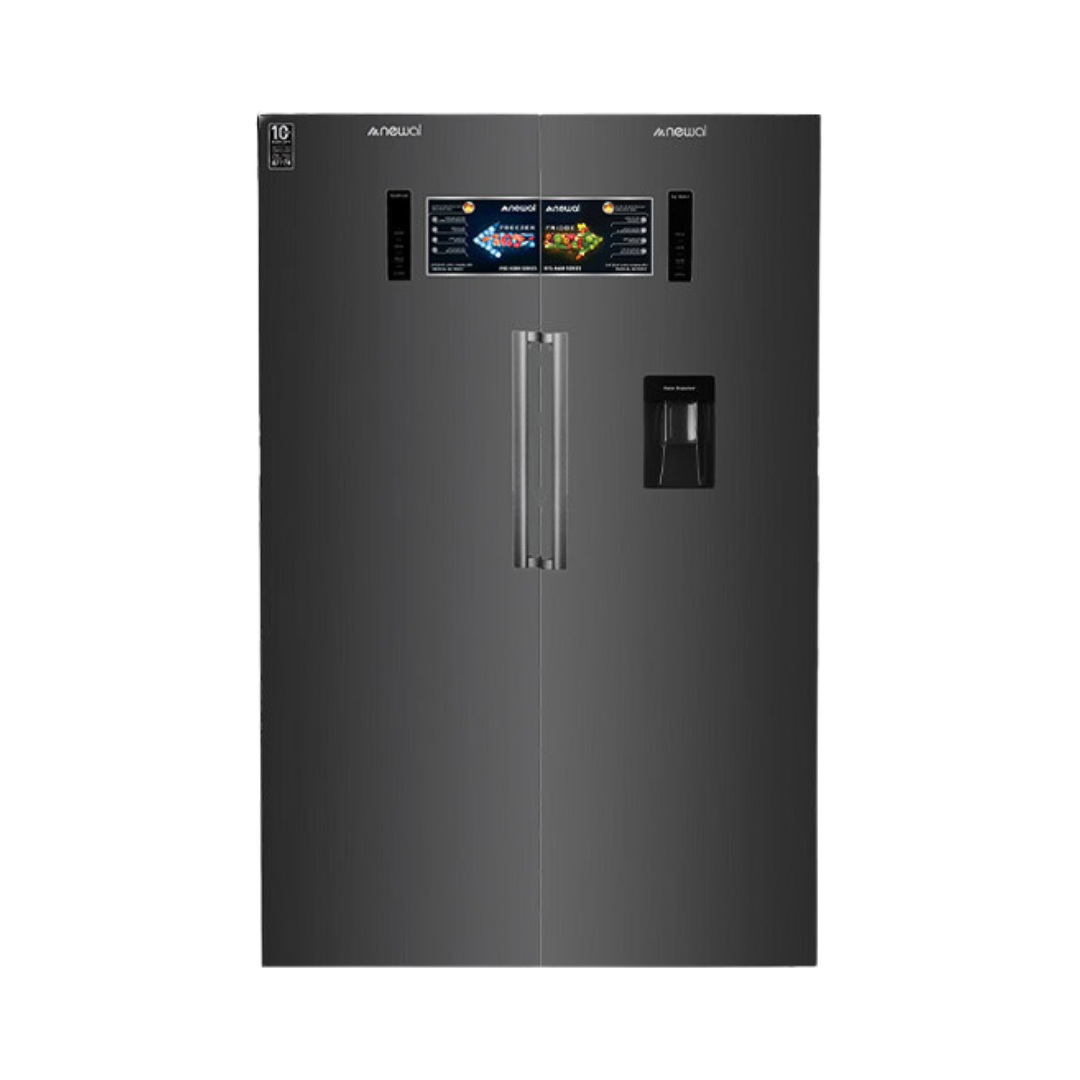 RFG-9679-05 Large Capacity Refrigerator | ثلاجة منزلية كبيرة السعة موديل RFG-9679-05 بلون فضي