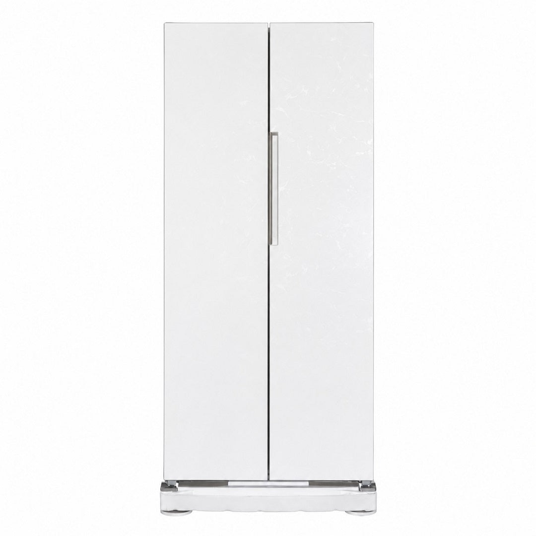 ثلاجة جنرال هوم بابين عمودية (Side by Side) – أبيض General Home Side-by-Side Refrigerator – White