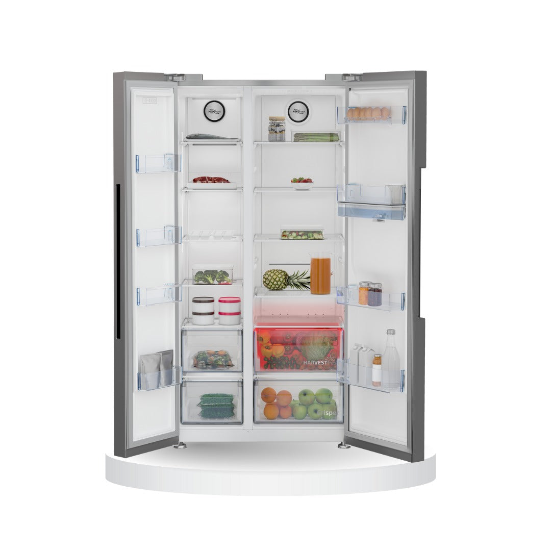 ثلاجة (بيكو ) سايد باي سايد+صانعة ثلج BEKO / GN163320DXP