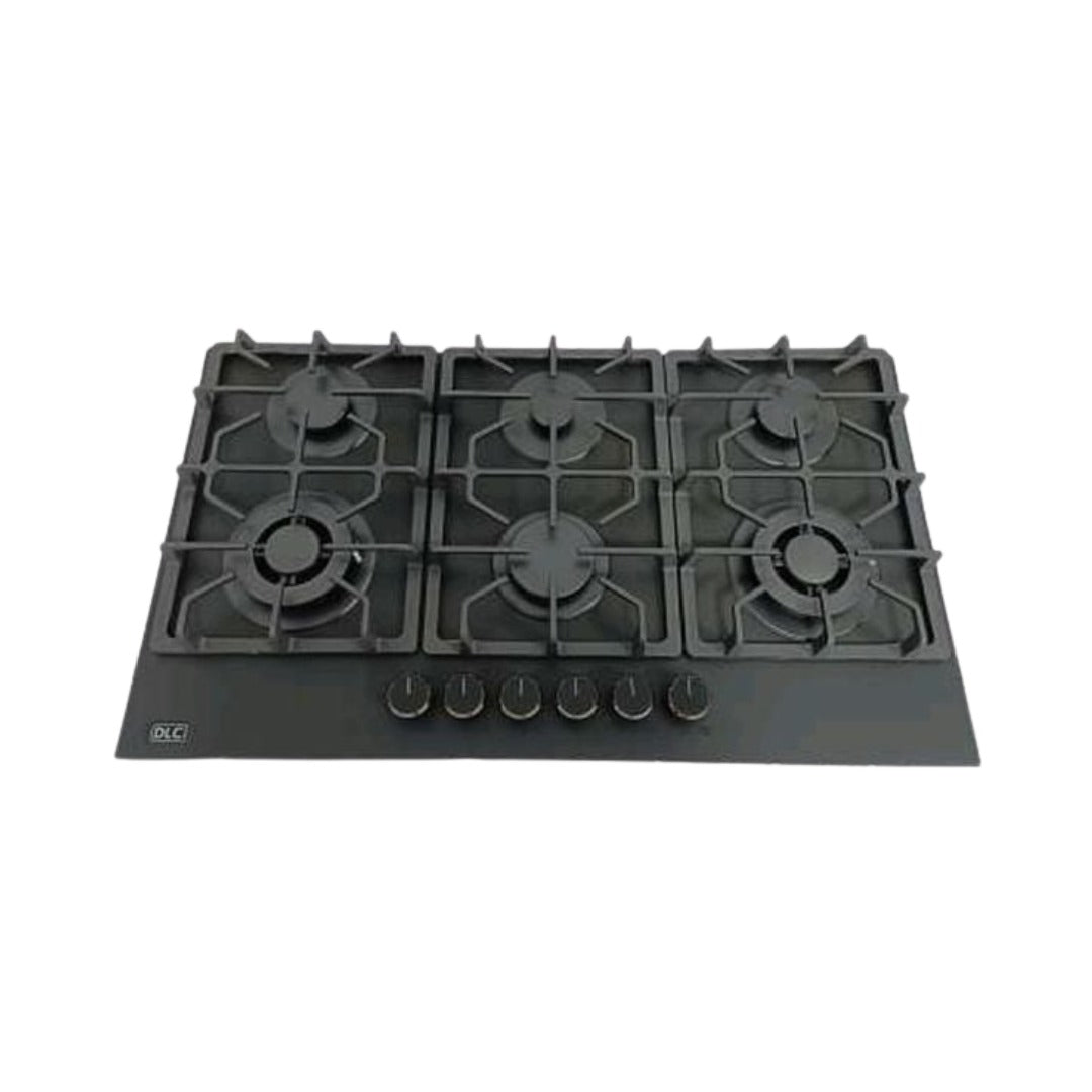 DLC D-906SM – Built-In Gas Cooker – 6 Burners – Black – D2230