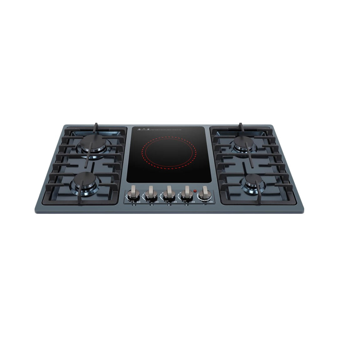 DLC ATM-5217-SSB – Built-In Gas & Electric Cooker – 4 Gas + 1 Electric – Silver – D2189