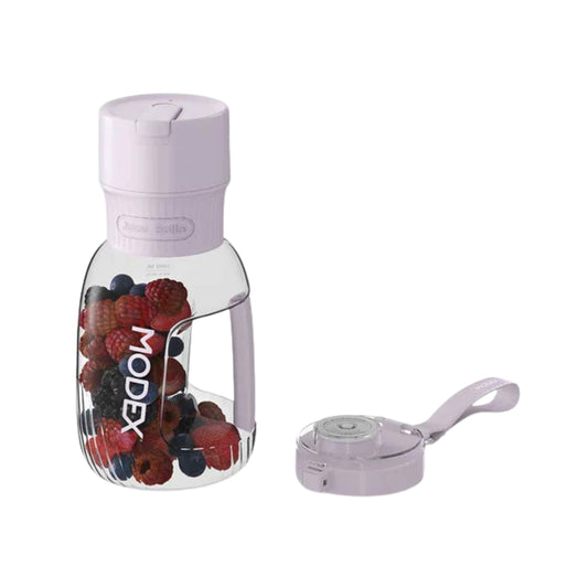 Modex PB1100 Portable Blender – Rechargeable, 55W, 0.5L (Blue/Red) / (خلاط مودكس محمول PB1100 – قابل لإعادة الشحن، 55 واط، سعة 0.5 لتر )