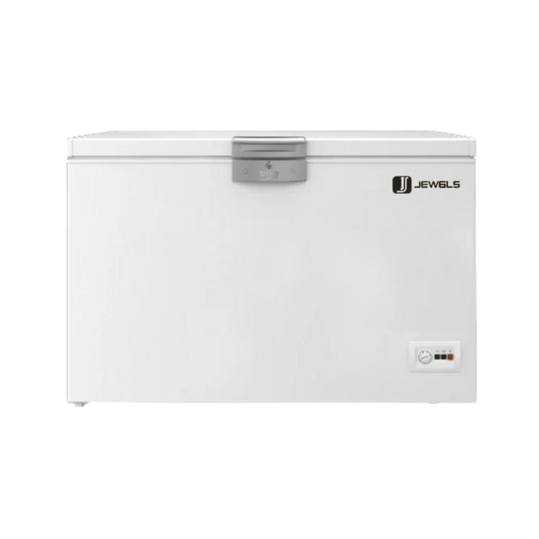 Jewels 14 Cu.ft Deep Freezer – Tropical Compressor, Smart Cooling مجمّدة جويلز 14 قدم – ضاغط استوائي، تبريد ذكي