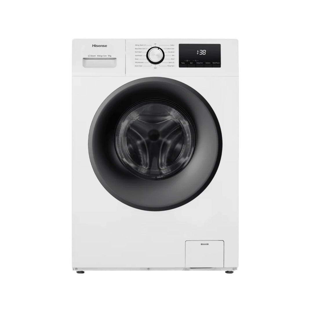 غسالة ملابس تحميل أمامي 9 كغم – هايسنس HISENSE WF3S9043BT