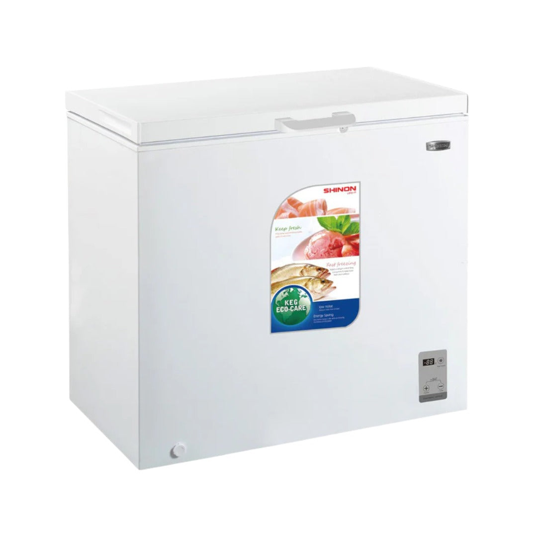 مجمدة شينون 10 قدم – سعة 210 لتر – باب علوي – موديل SH-HC210