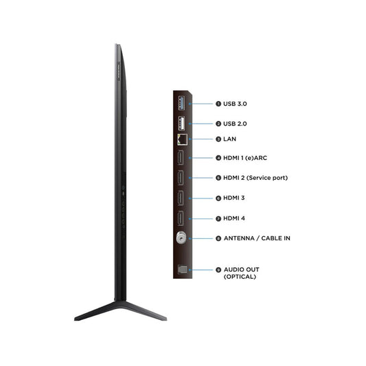 65 شاشة حجم TCL / C6K Premium QD-MiniLED TV