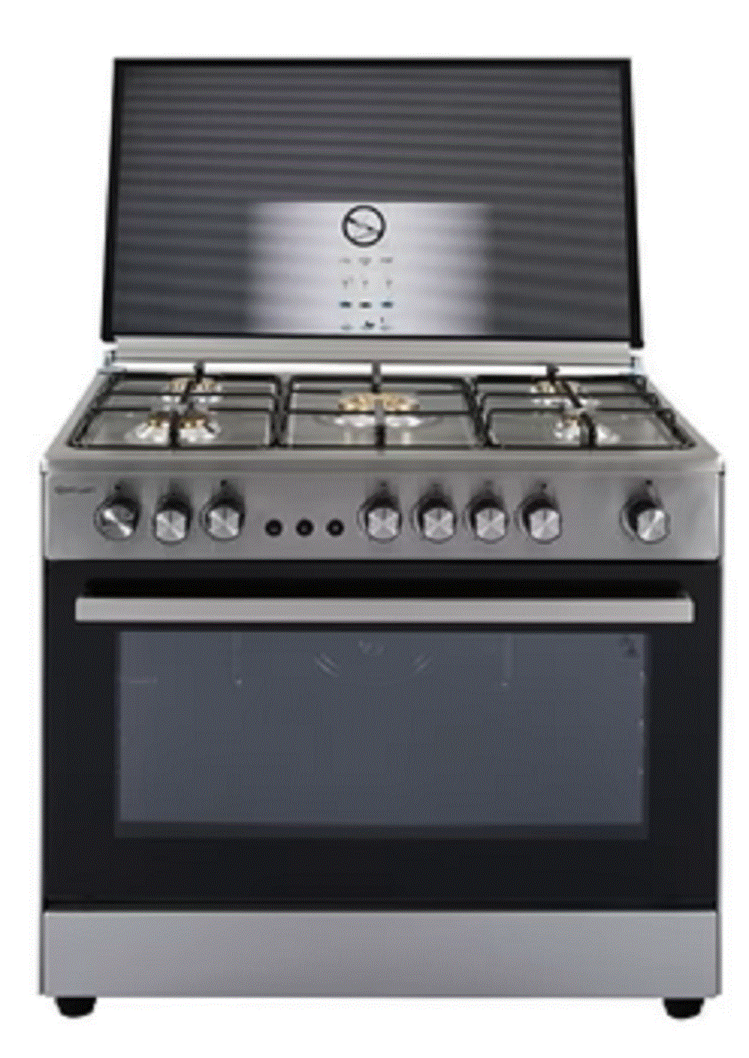 طباخ الريان مصري - 60*90 - 5 مشاعل - اسود و مرآة El-Rayan Egyptian Cooker – 90×60 cm – 5 Burners – Black & Mirror Finish