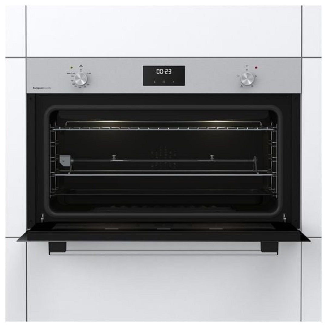 فرن غاز جورينجي مدمج – سعة 88 لتر – مقاس 90 سم – فضي – موديل BOG9832E01X Gorenje BOG9832E01X - Built-in Gas Oven - 88L - 90cm - Silver