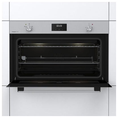 فرن غاز جورينجي مدمج – سعة 88 لتر – مقاس 90 سم – فضي – موديل BOG9832E01X Gorenje BOG9832E01X - Built-in Gas Oven - 88L - 90cm - Silver