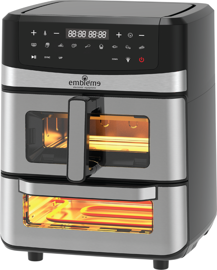 قلاية هوائية مع فرن – 3 في 1 – سعة 7.2 EM AFPOV25 لتر | Embleme 3-in-1 Air Fryer with Oven – 7.2L Capacity – EM-AFPOV25