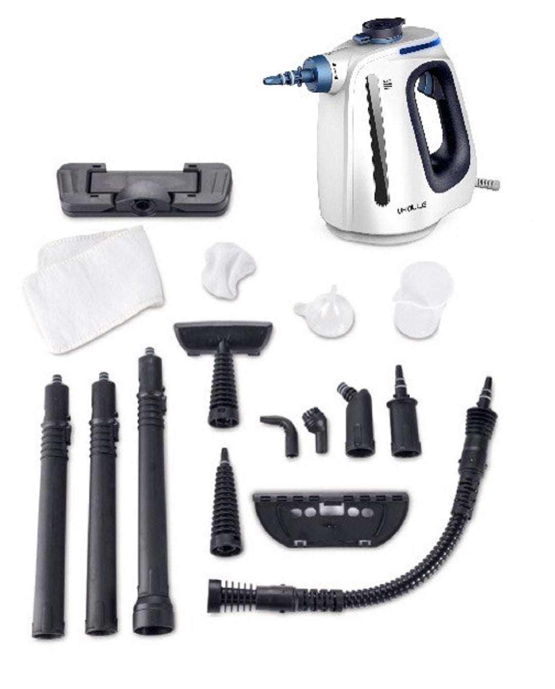 جهاز تنظيف بالبخار  – سعة 550 مل – قدرة 1350 واط – ضغط 3 بار Steam Cleaner – Model EM SCB25 – 550 ml Capacity – 1350 W Power – 3 Bar Pressure.