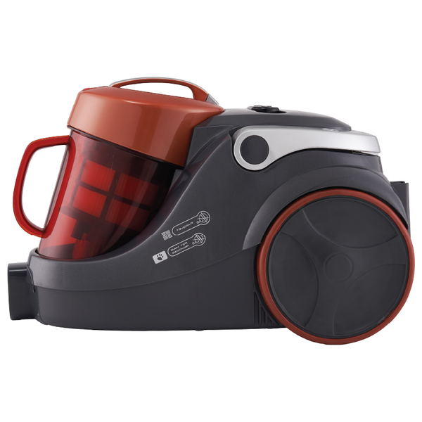 مكنسة كهربائية بدون كيس إمبليم EM-VC2200 – قدرة 2200 واط – رمادي غامق Embleme EM-VC2200 - Bagless Vacuum Cleaner - 2200 W - Dark Gray