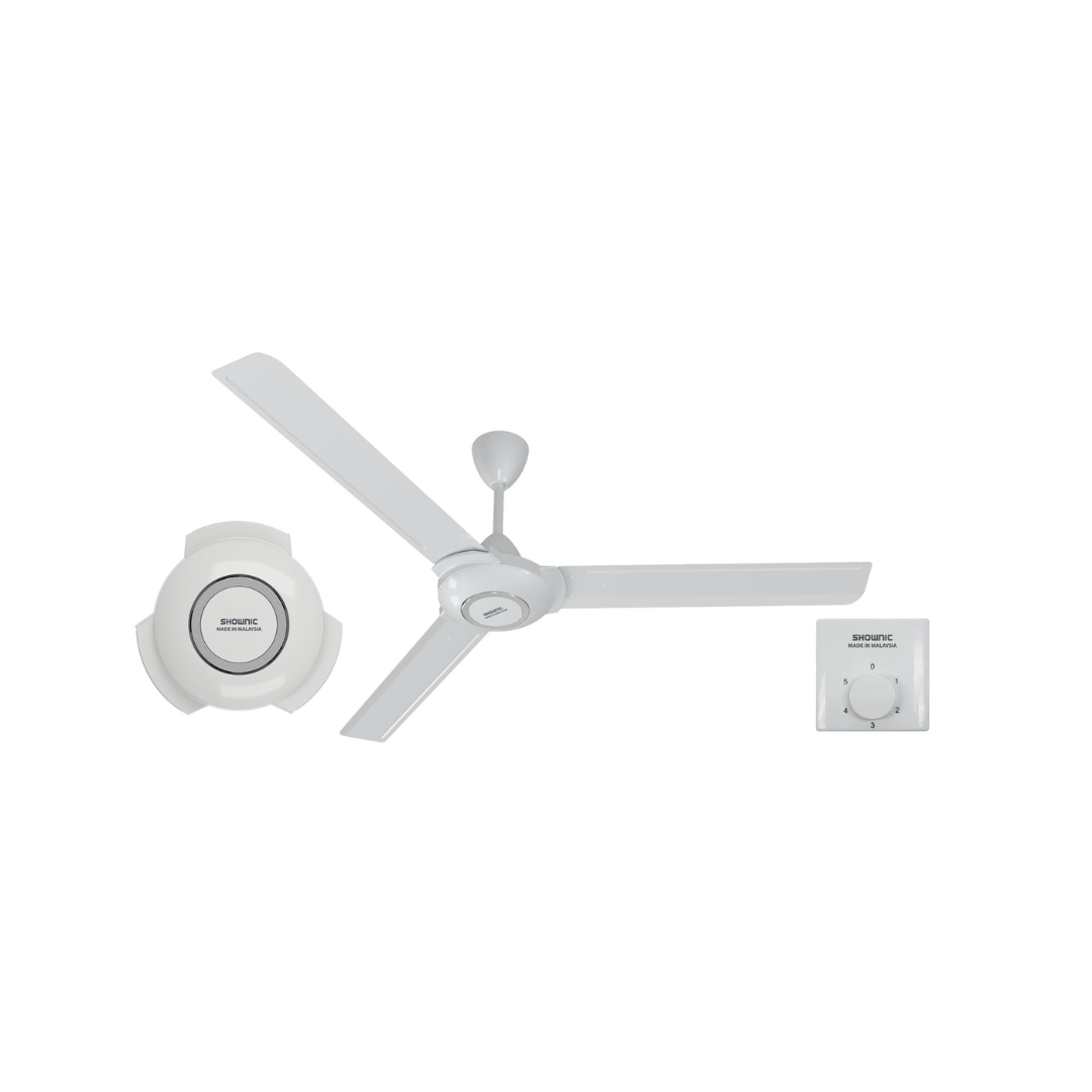 Shownic CFM-56KH50S Ceiling Fan 56 Inch مروحية سقفية شونك ماليزية قياس 56 إنج – لون فضي