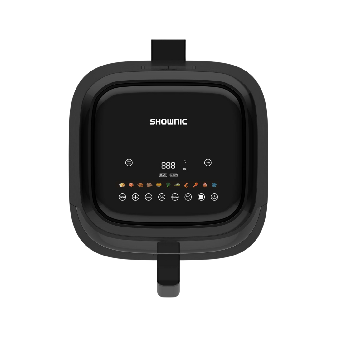 Shownic AF-D72LN1 7.2L Front Transparent Double Major with Air Fryer | جهاز شونك دبل مجر 7.2 لتر شفاف من الأمام مع قلاية هوائية