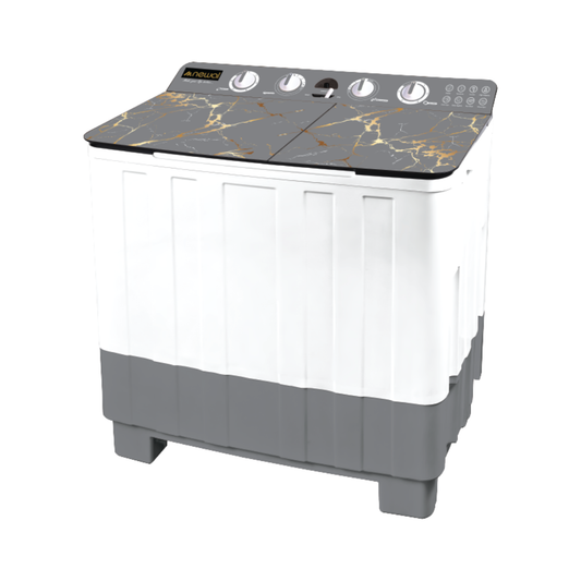 WSH-6218-05 Twin Tub Washing Machine 18KG | غسالة ملابس WSH-6218-05 بحوضين سعة 18 كغم بلون فضي