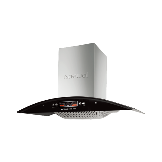 HOD-3890-05 Professional Kitchen Hood | ساحبة هواء HOD-3890-05 للمطابخ بلون فضي أنيق