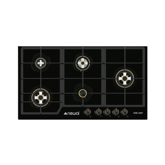 HOB-2697-02 Gas Table Cooker | طباخ منضدي غاز 5 عيون