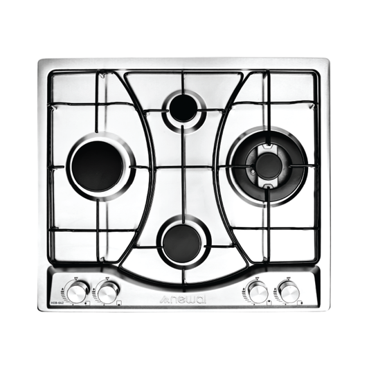 HOB-642 Gas Table Cooker | طباخ منضدي غاز 4 عيون – فضي