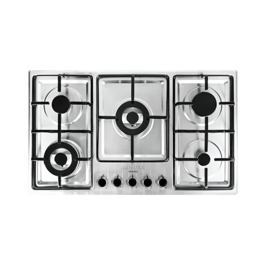 HOB-964 Gas Table Cooker | طباخ منضدي غاز 5 عيون – فضي