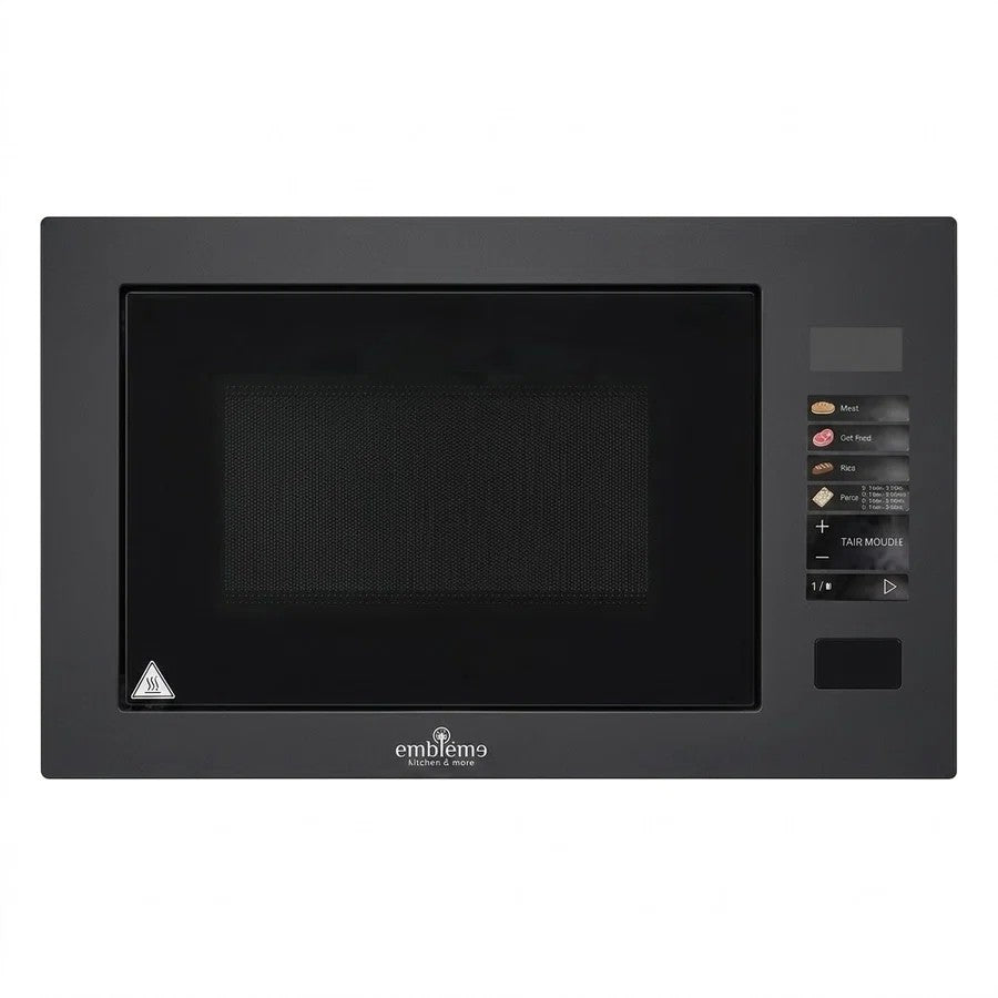 مايكروويف امبليوم بلت إن مدمج 25 لتر مع شواية وشاشة لمس – أسود Embleme Built-In Microwave, 25 Liters, with Grill & Touchscreen – Black