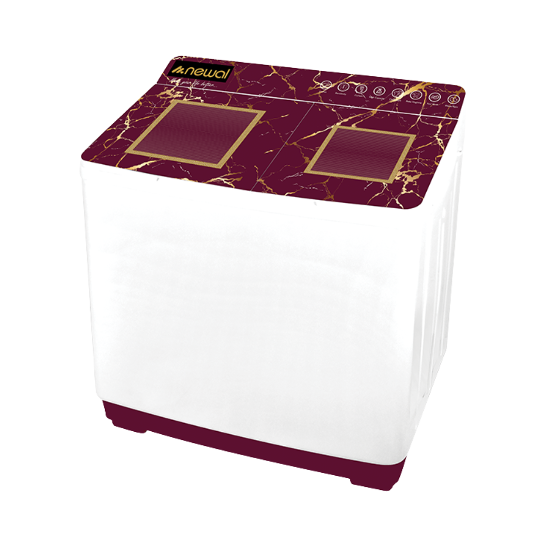 WSH-6213-03 Twin Tub Washing Machine | غسالة ملابس WSH-6213-03 بحوضين بلون أحمر