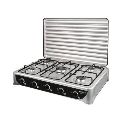 HOB-225-05 Gas Table Cooker | طباخ منضدي غاز 5 عيون