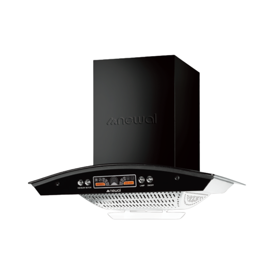 HOD-3860-02 Professional Kitchen Hood | ساحبة هواء HOD-3860-02 للمطابخ بلون أسود أنيق