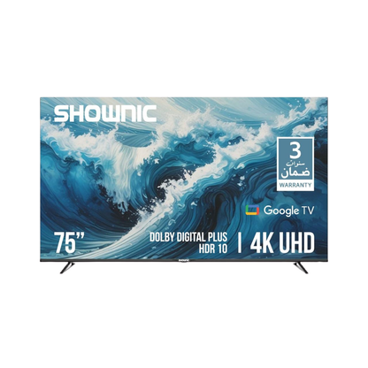 Shownic TL-DGU75A 75” LED Smart TV 4K UHD – 60Hz | شاشة شونك الذكي LED قياس 75 إنج 4K