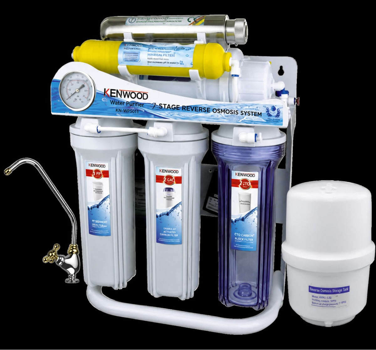 منظومة تصفية وتحلية وفلتر للماء كينود Kenwood water filter and purification system.