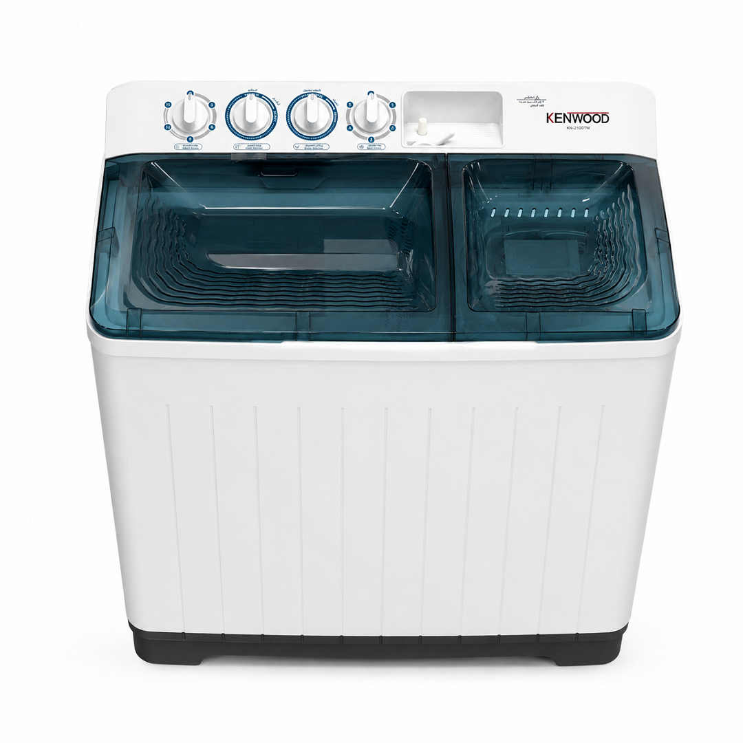 غسالة كينوود 25 كغم Kenwood 25kg Twin Tub Washing Machine
