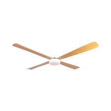 مروحة سقفية خشب طبيعي + اضائة امبليوم EMBLEME EM-SFW9 Ceiling Fan, Brown
