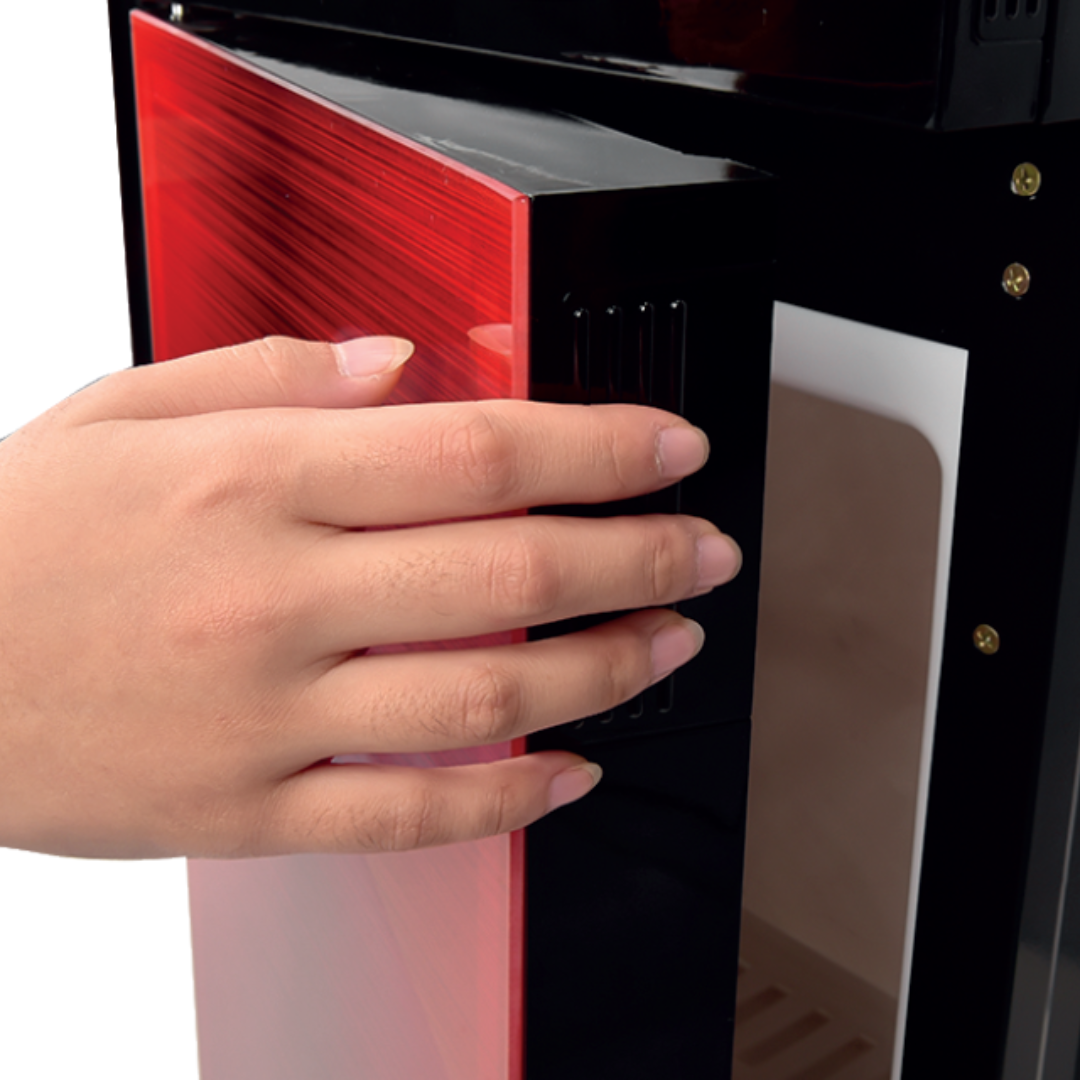WTD-038-05 Water Dispenser with Built-in Refrigerator Silver | براد ماء WTD-038-05 فضي مع ثلاجة داخلية مدمجة