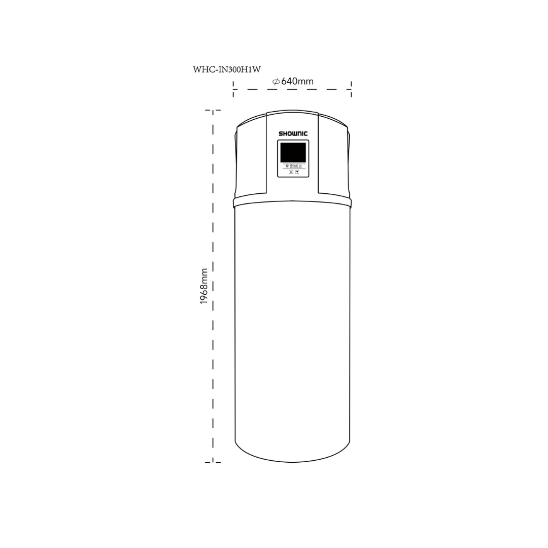 Shownic WHC-IN300H1W Electric Water Heater 300L سخان مياه شونك كهربائي سعة 300 لتر