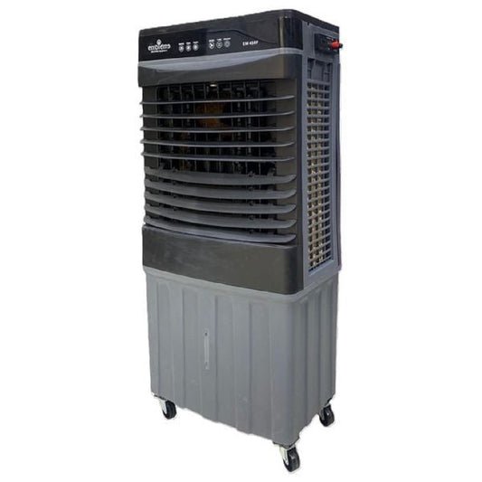 امبليوم EM-45RF – مبرد هواء متنقل قابل للشحن – 1200 واط – فضي Embleme EM-45RF - Portable Charging Air Cooler - 1200 W - Silver