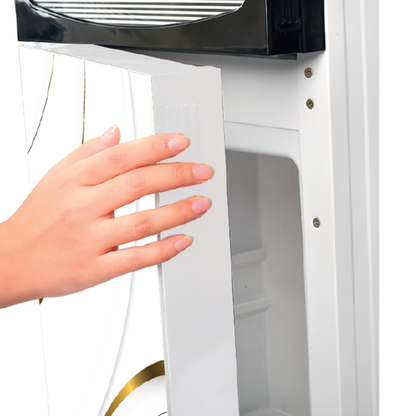 WTD-039-05 Water Dispenser with Built-in Refrigerator Silver | براد ماء WTD-039-05 فضي مع ثلاجة داخلية مدمجة