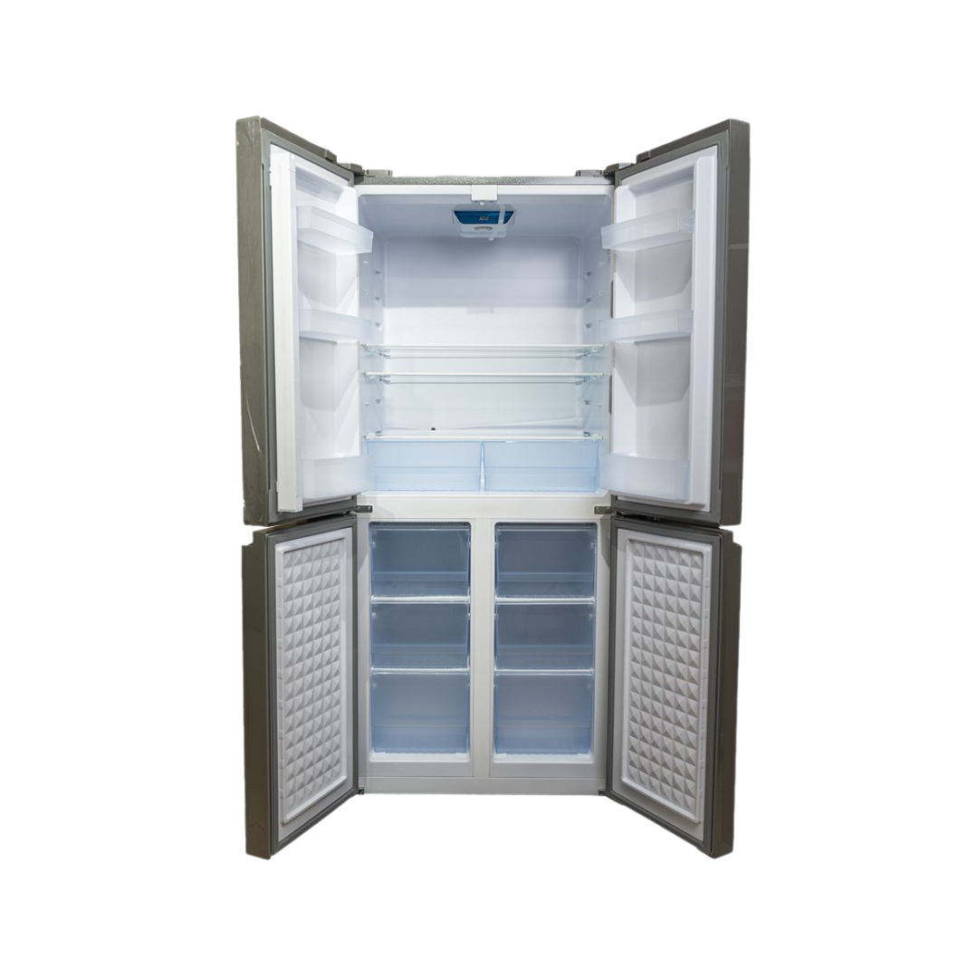 Shownic RM-560HSG 4-Door Refrigerator – No Frost Air Cooling (Silver) | ثلاجة شونك 4 أبواب تبريد هوائي نوفروست – لون سلفر